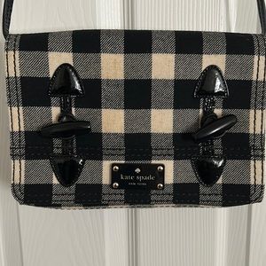 Kate Spade Wool Plaid Crossbody Bag